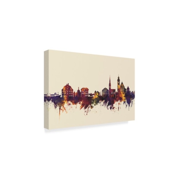 Michael Tompsett 'Hallstatt Austria Skyline Iii' Canvas Art,22x32